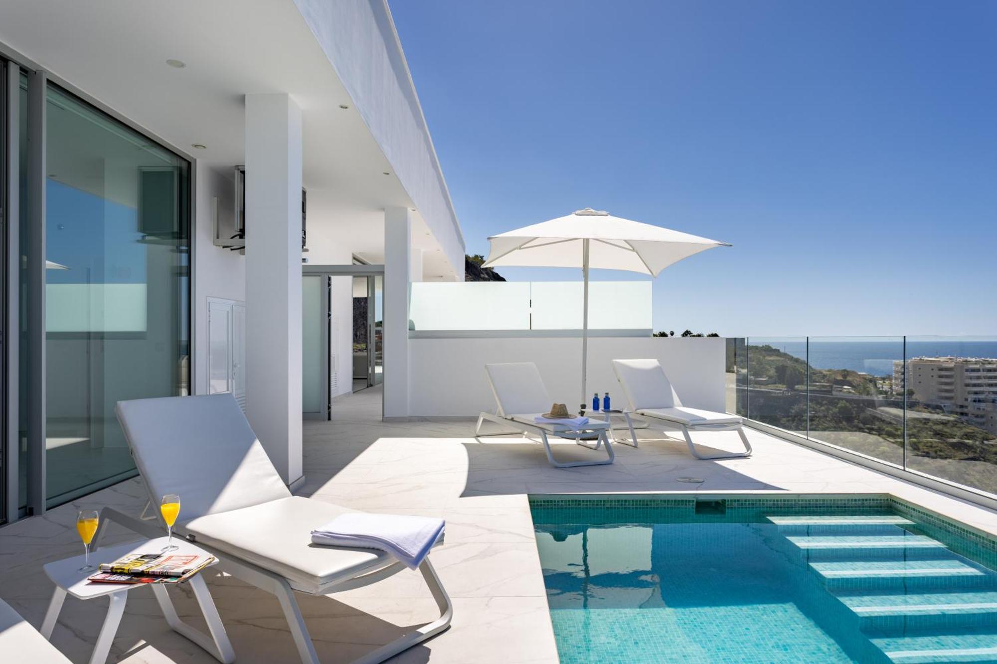 Crystal I Luxury Apartments By Enjoyahome Acantilado de los Gigantes Luaran gambar