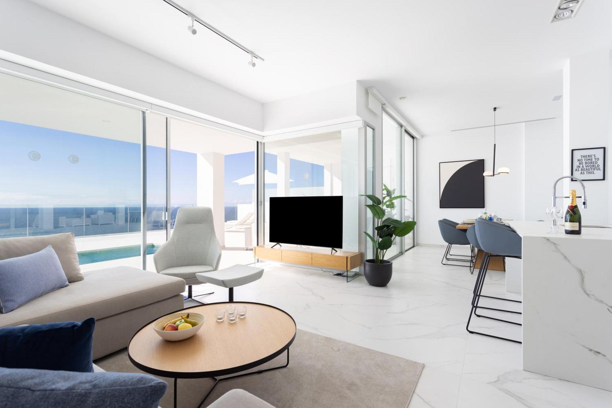 Crystal I Luxury Apartments By Enjoyahome Acantilado de los Gigantes Luaran gambar